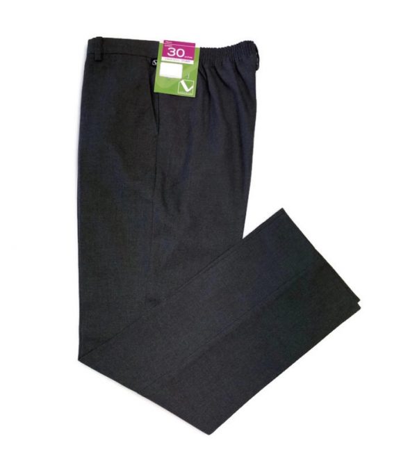 VIRGINIAN E/W STURDY FIT SLACKS BLACK