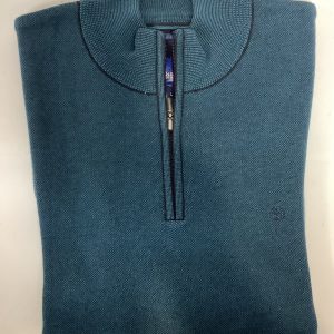 Benetti Verona 1/4 Zip Sweater Teal