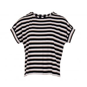 Peruzzi Stripe R/N T-Shirt Black