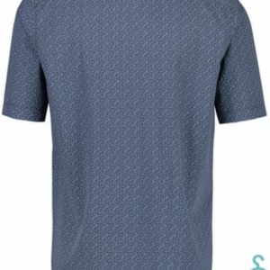 Lerros B/D S/S Print Shirt Navy