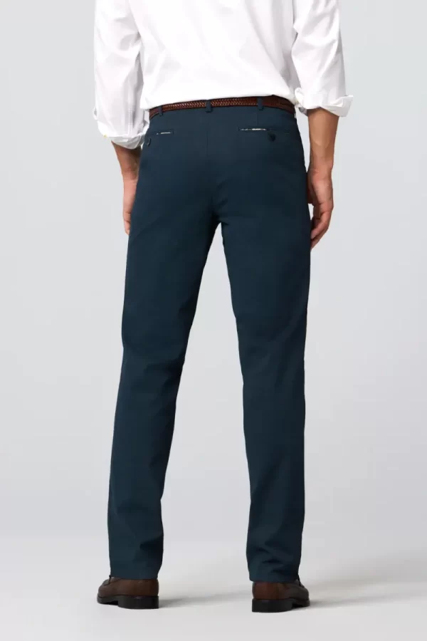 Meyer Oslo Perfect Fit Chinos Mid Blue.            1-5055 - Image 2