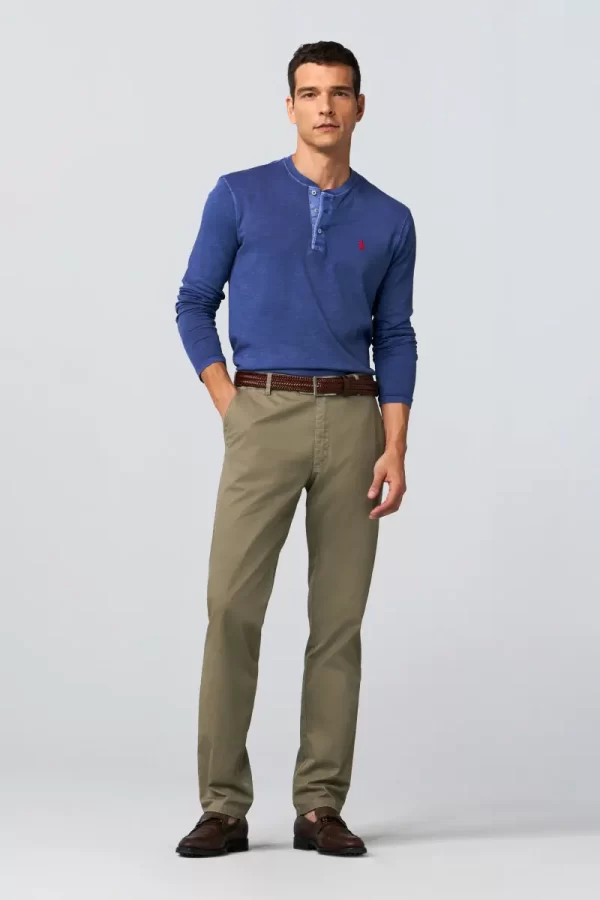 Meyer Oslo Perfect Fit Slacks Sage.           1-5054/25