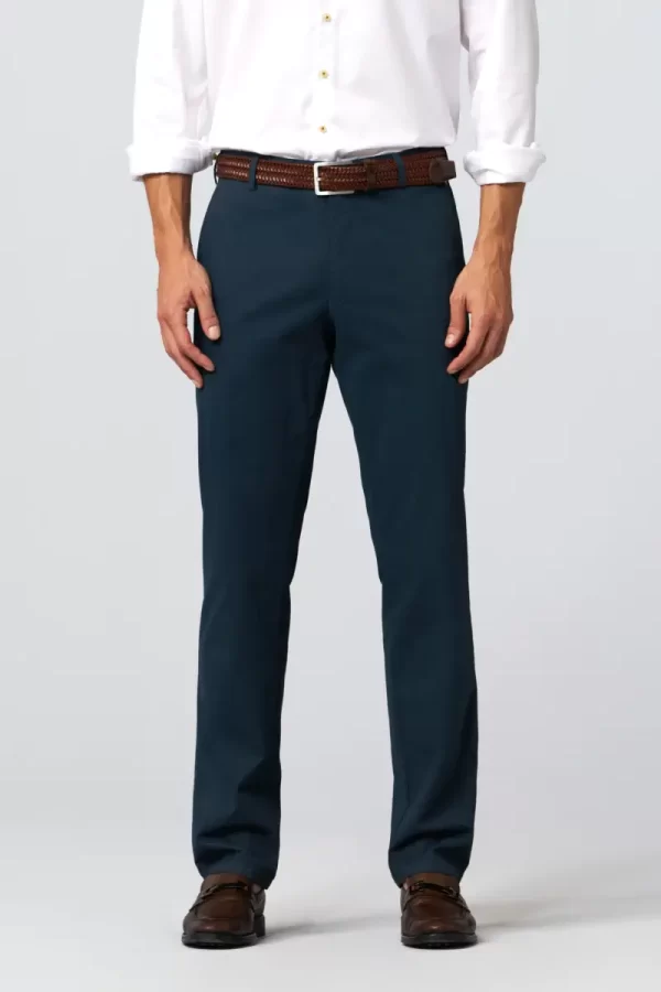 Meyer Oslo Perfect Fit Chinos Mid Blue.            1-5055