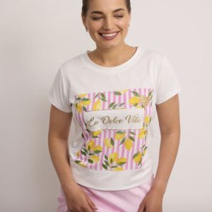 La Dolce Vita T-Shirt White.        252/L