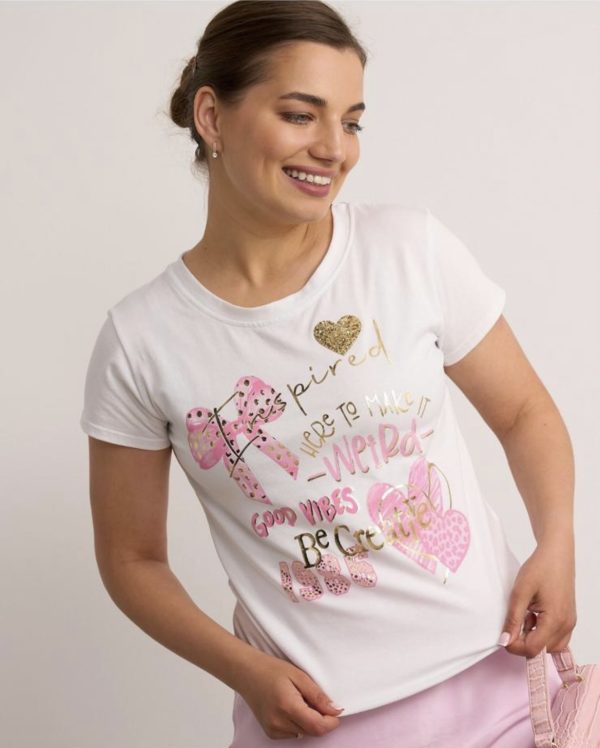 Inspired T-Shirt White.        252/P