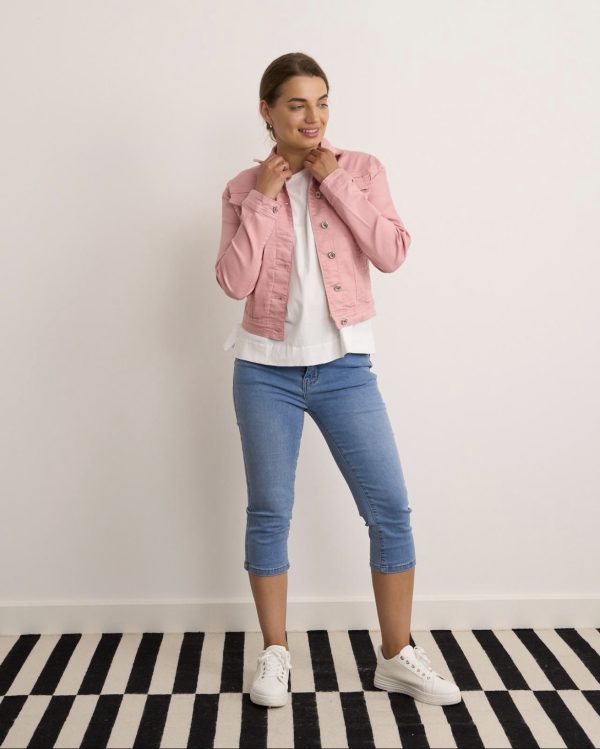 B S Stretch Jacket Pink.                Bs6220 - Image 2