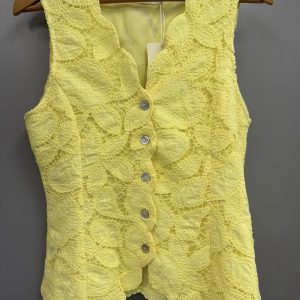 Lace Waistcoat Yellow.          4892/Y