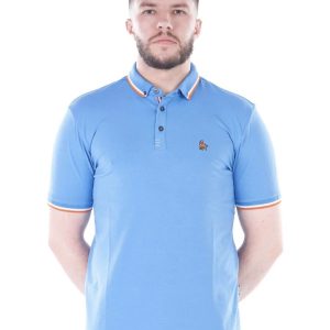 Mineral Maraca Stretch Polo Shirt Blue.            Ml211477/B