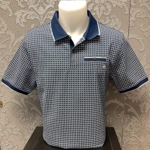 Mineral Merc Polo Shirt Kingfisher.            Ml211512/K
