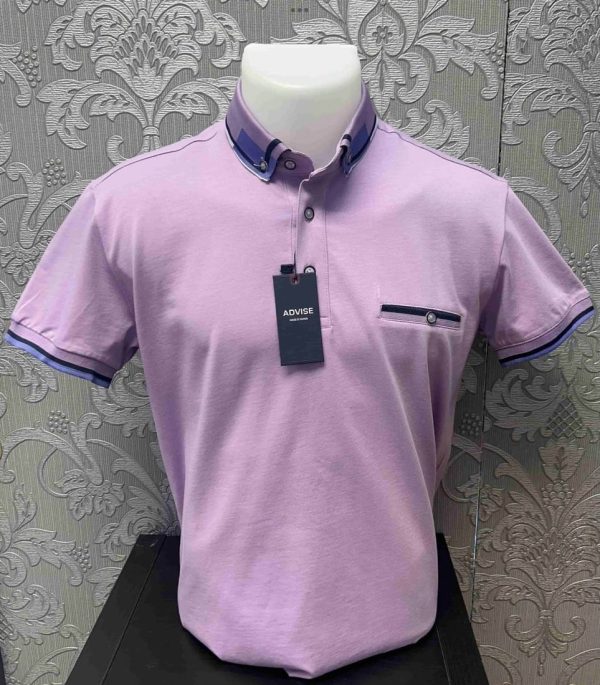 Advise Polo Shirt Lilac.      Polo290
