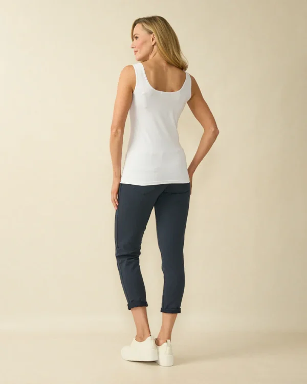 Deck Pia Vest Top White.        Pia - Image 3