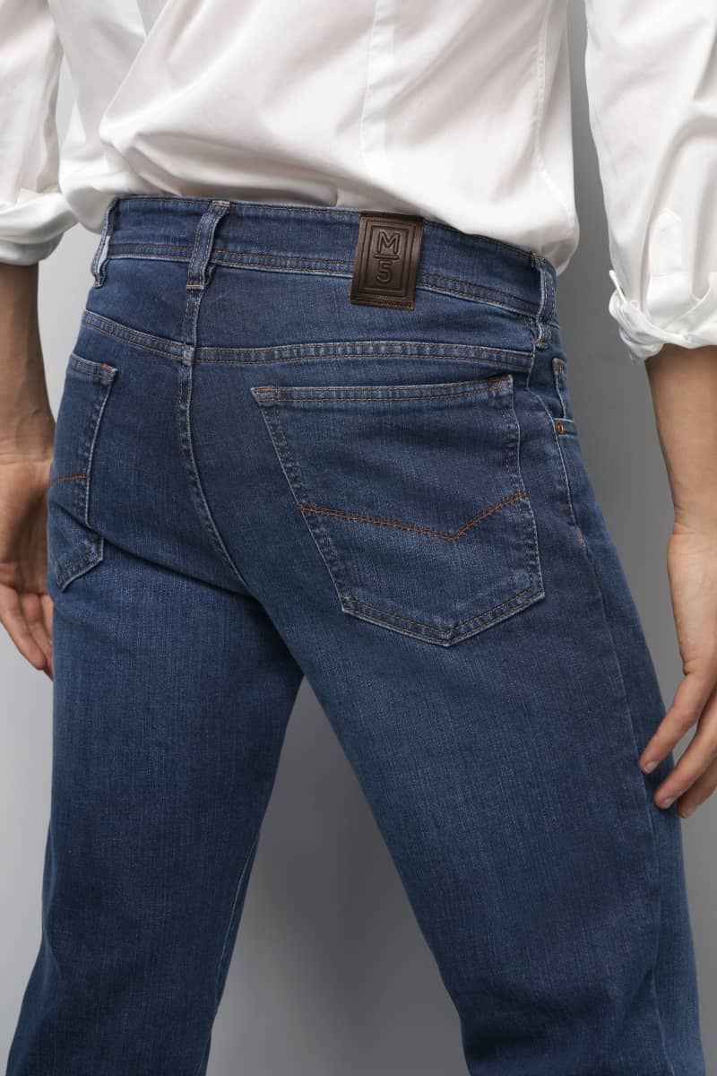 M 5 Five Stretch Jeans Stonewash.      9-6281/18 - Image 4