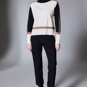 Peruzzi 3 Tone Knit Ecru.     W25200