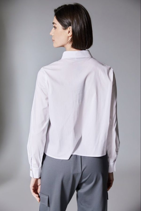 Peruzzi Pocket Shirt White.          W25188 - Image 2