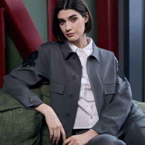 Peruzzi Slouch Jacket Sage.       W25100