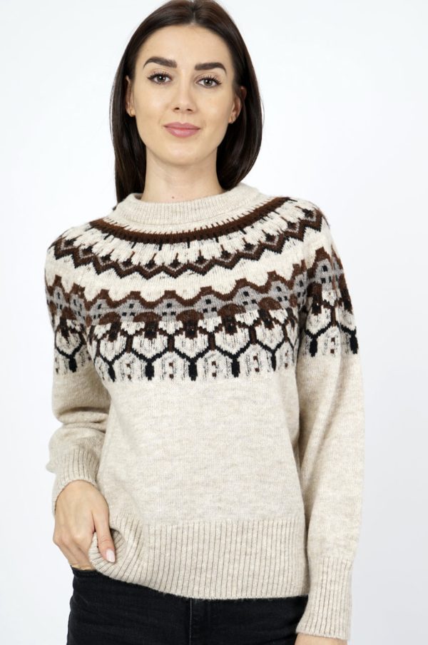 MXO Argyle Sweater Beige.       13904