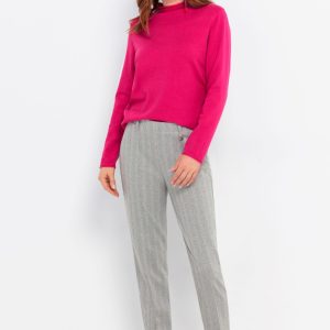 Bianca Denver Herringbone Slacks Grey.         60023