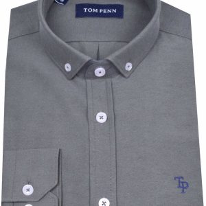 Tom Penn Oxford Shirt Khaki.         Tp330/Kki