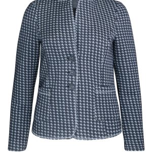Bianca Joalina Print Jacket Navy.       64006