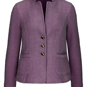 Bianca Joalina Patterned Jacket Plum.       64019