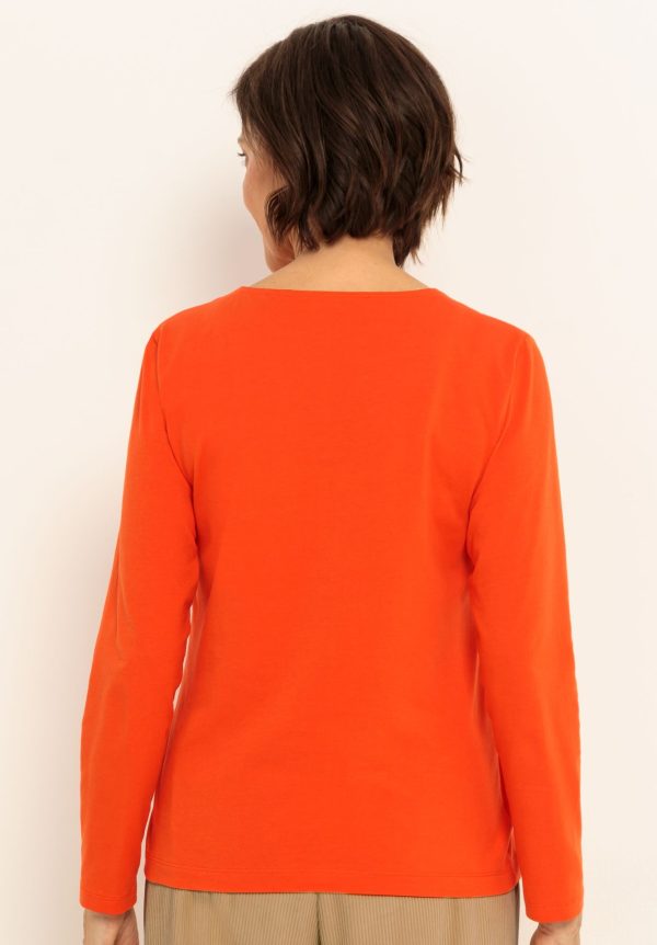 Bianca Dami Plain Top Coral.       66028 - Image 2