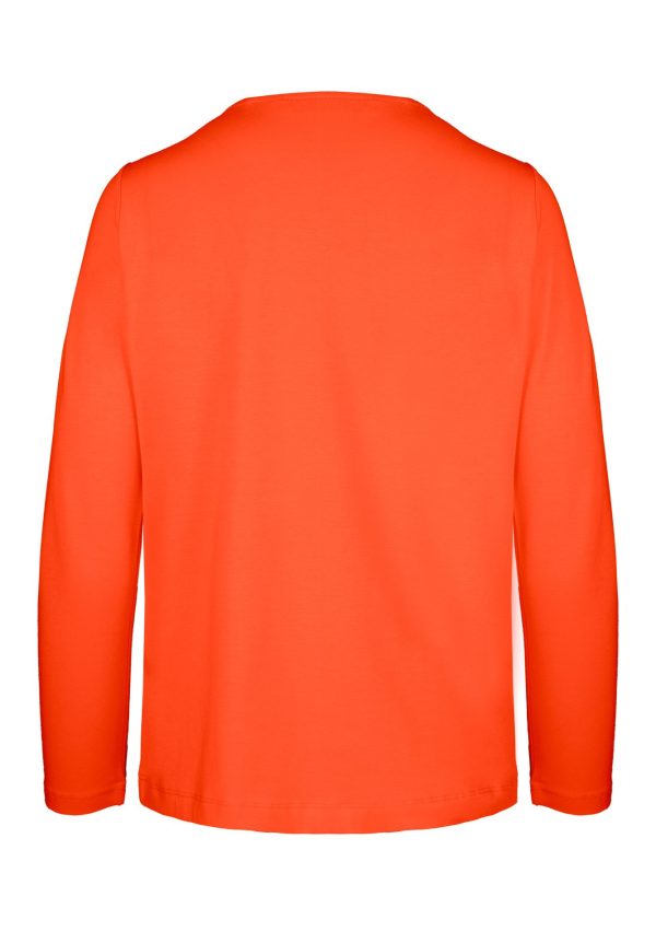 Bianca Dami Plain Top Coral.       66028 - Image 5