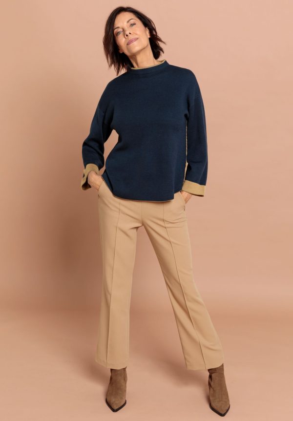Bianca Novis Knitted Sweater Navy.      68035