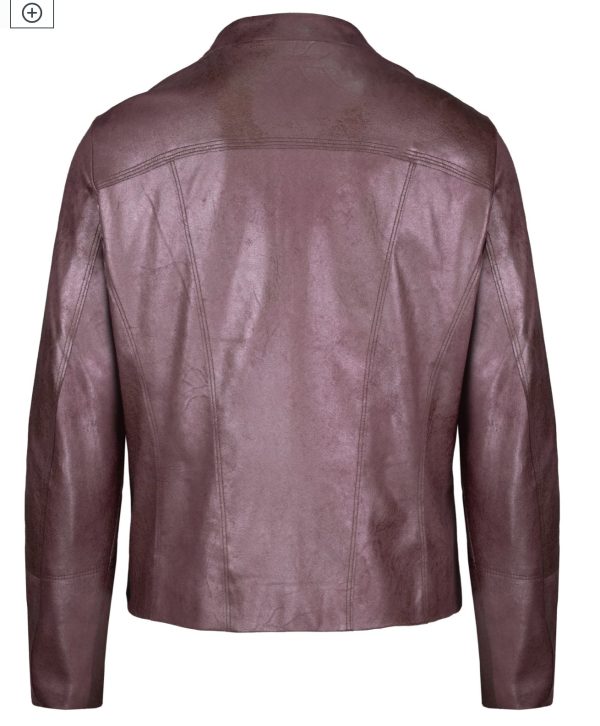 Bianca Anna Alcantara Jacket Plum.              64017 - Image 6
