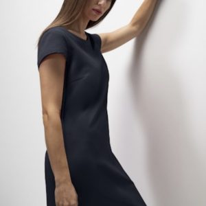 Bianca Danilo Dress Navy.           7128