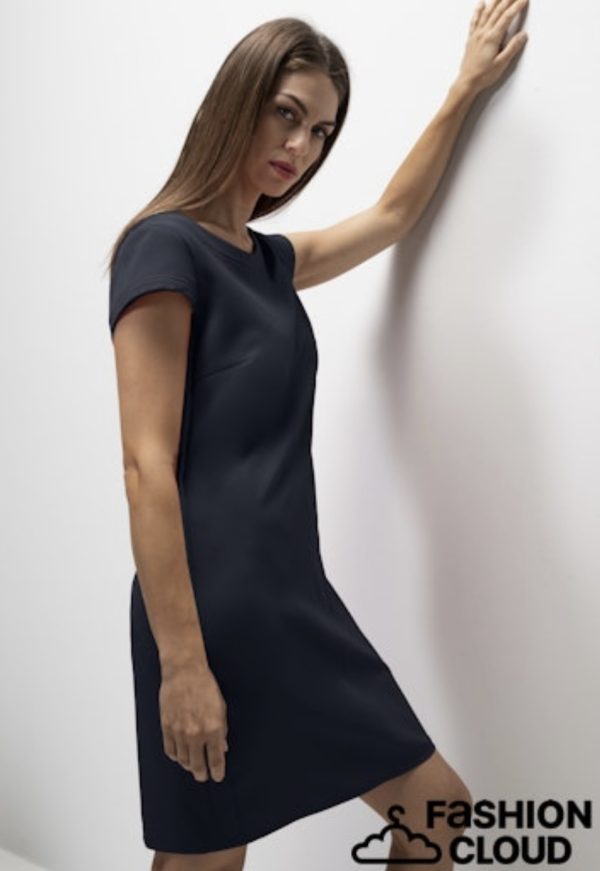 Bianca Danilo Dress Navy.           7128