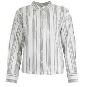 Julie Guerlande Stripe Blouse Khaki.         66Jg2ch204