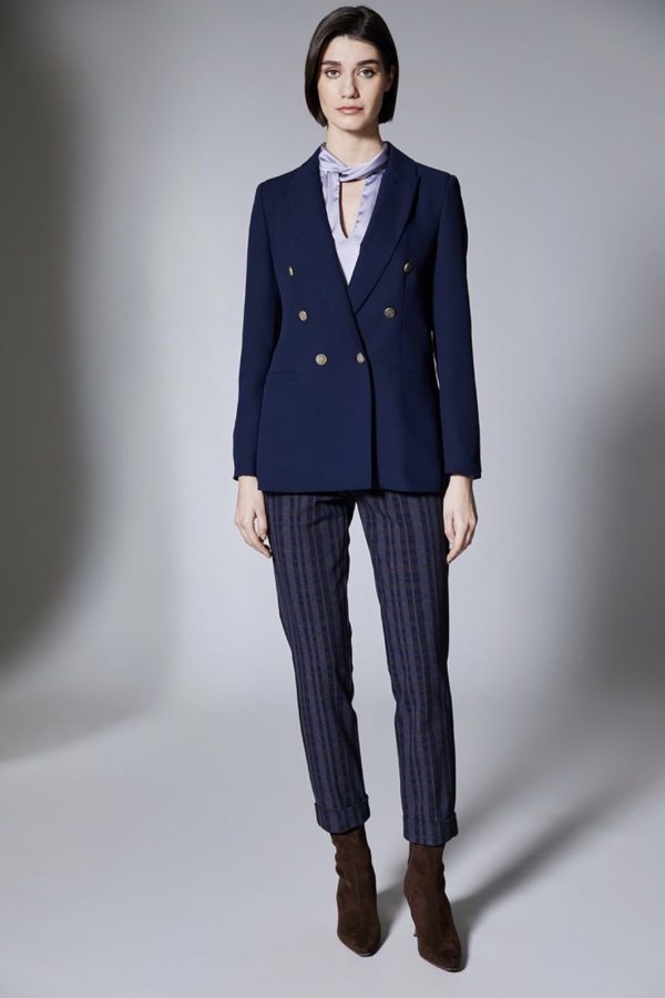 Peruzzi D/B Suit Jacket Navy.            W25510
