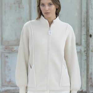 Hongo Zip Jacket Cream.            3X38l221