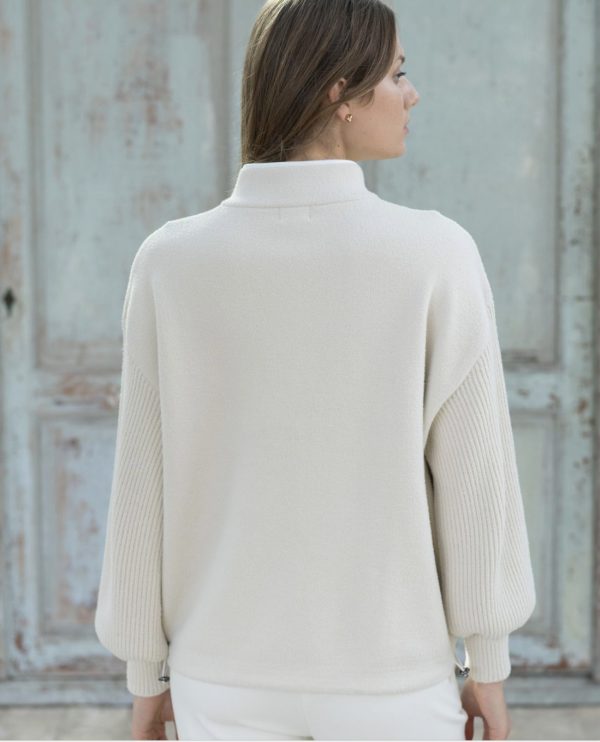 Hongo Zip Jacket Cream.            3X38l221 - Image 3