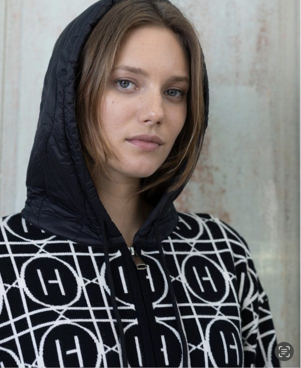 Hongo Hooded Zip Jacket Black.          3X15l228 - Image 4