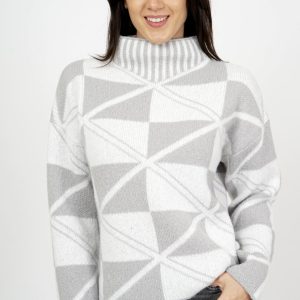 Gabriella Turtle Neck Silver.         13222