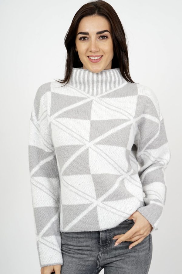 Gabriella Turtle Neck Silver.         13222