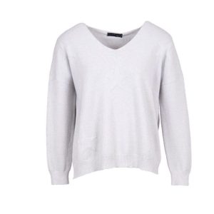 Peruzzi Star Knit Jumper Silver.        W25501
