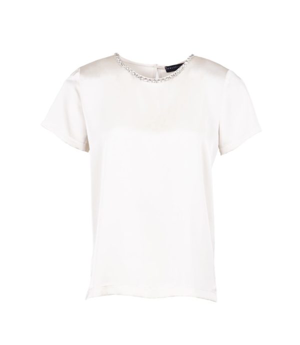 Peruzzi Diamonte Top Champagne.        W25174/Cham
