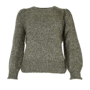J G Mottled Button Detail Jumper Forrest.         66Jg2pu203