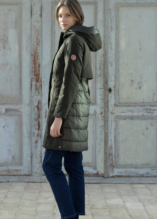 Hongo Parka Jacket Khaki.        4X01l203 - Image 2