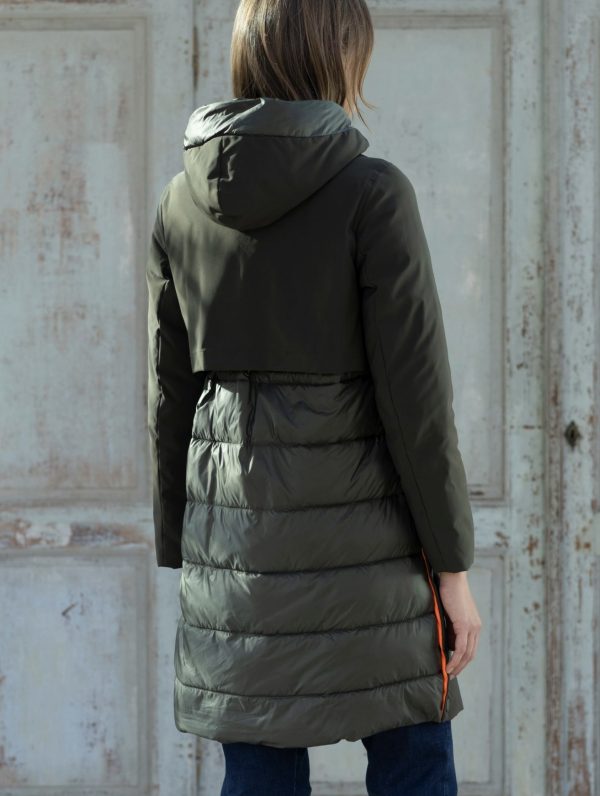 Hongo Parka Jacket Khaki.        4X01l203 - Image 3