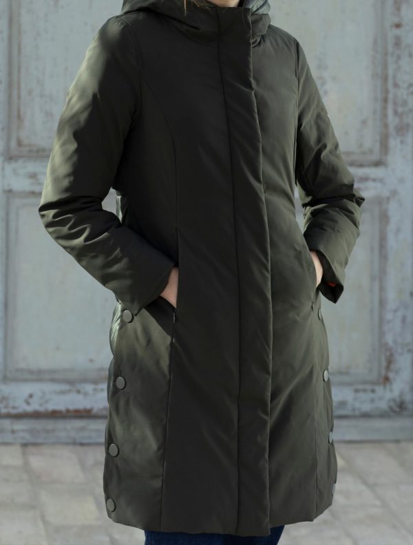 Hongo Parka Jacket Khaki.        4X01l203 - Image 5