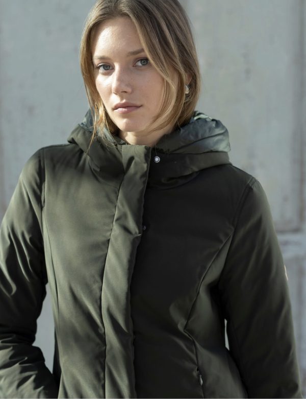 Hongo Parka Jacket Khaki.        4X01l203 - Image 7