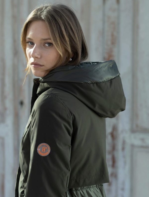 Hongo Parka Jacket Khaki.        4X01l203 - Image 8