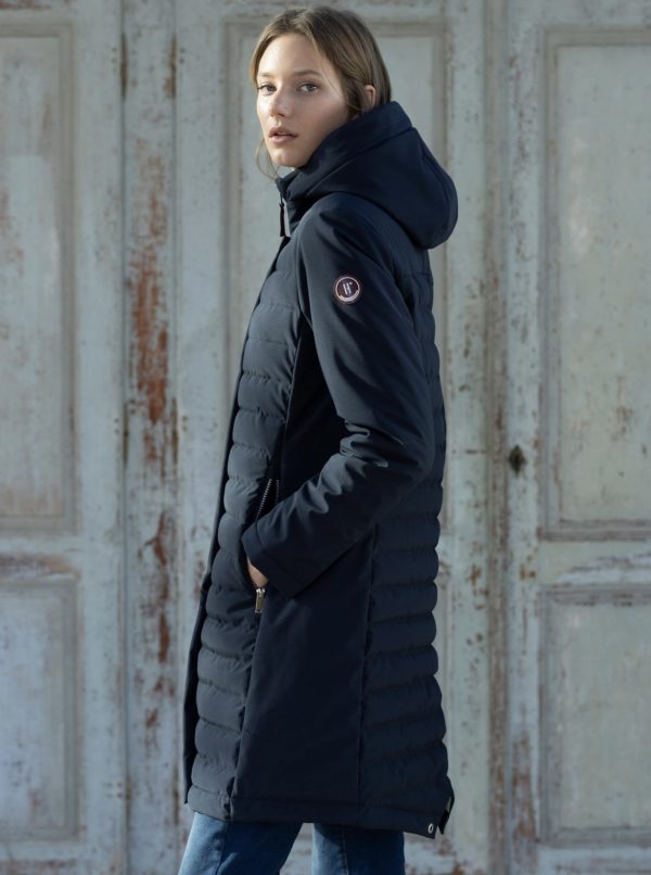 Hongo Parka Jacket Navy.          4X03l205 - Image 2