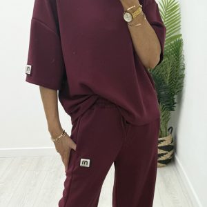 Fashion Leisure Suit Wine.               50858/Wne