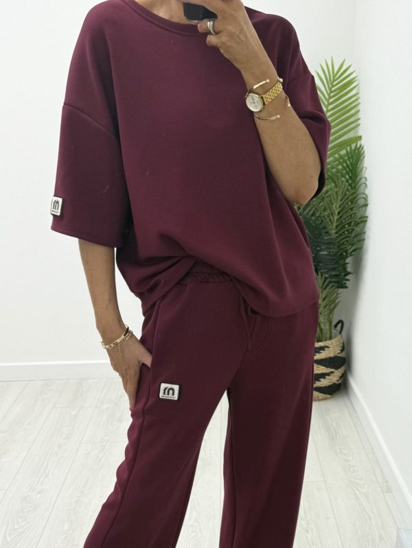 Fashion Leisure Suit Wine.               50858/Wne