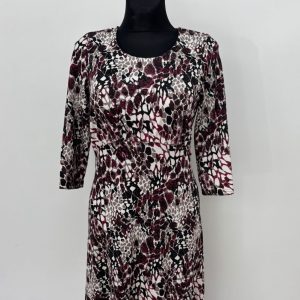Yew Milano Dress Wine.            4138/W