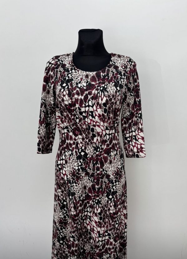 Yew Milano Dress Wine.            4138/W